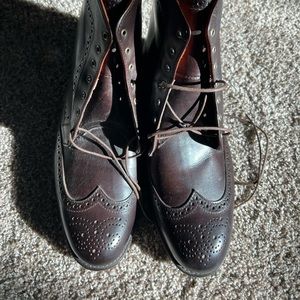 Allen Edmonds Dalton Boots size 10.5 EEE Dark Chocolate